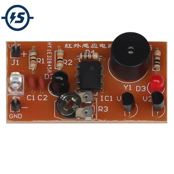 

Electronic DIY Kit Infrared Sensor Alarm Electronic Circuit Suite Electronic Training Production Parts