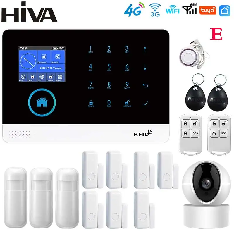 Система сигнализации HIVA 4G с поддержкой GSM и Wi-Fi | Безопасность защита
