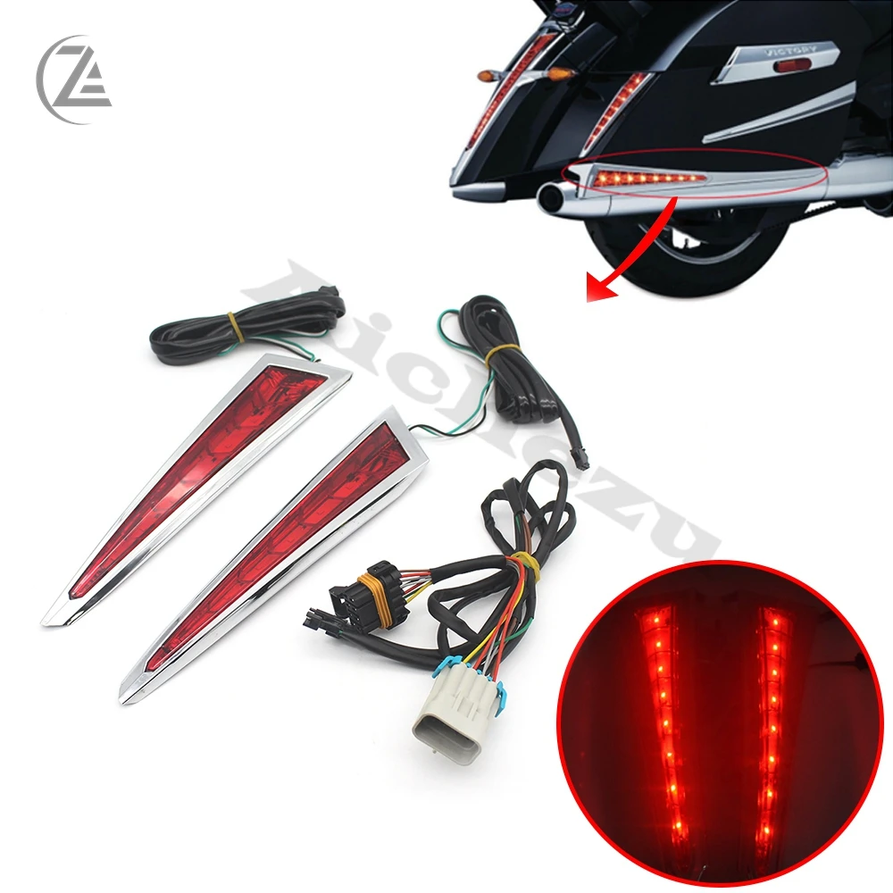 ACZ Saddlebag декоративные лампы задние фонари с поворотным сигналом 2 шт. светодиодный