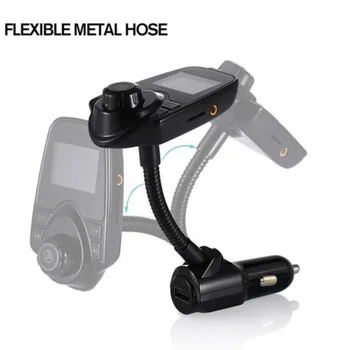 

Auto Bluetooth Hands-free Car Kit FM Transmitter MP3 Player USB Car Charger New