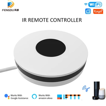 

Tuya WiFi IR Remote Controller Smart TV Fan Air Conditioner Remote Controller Work with Alexa Google Home STB Infrared Products
