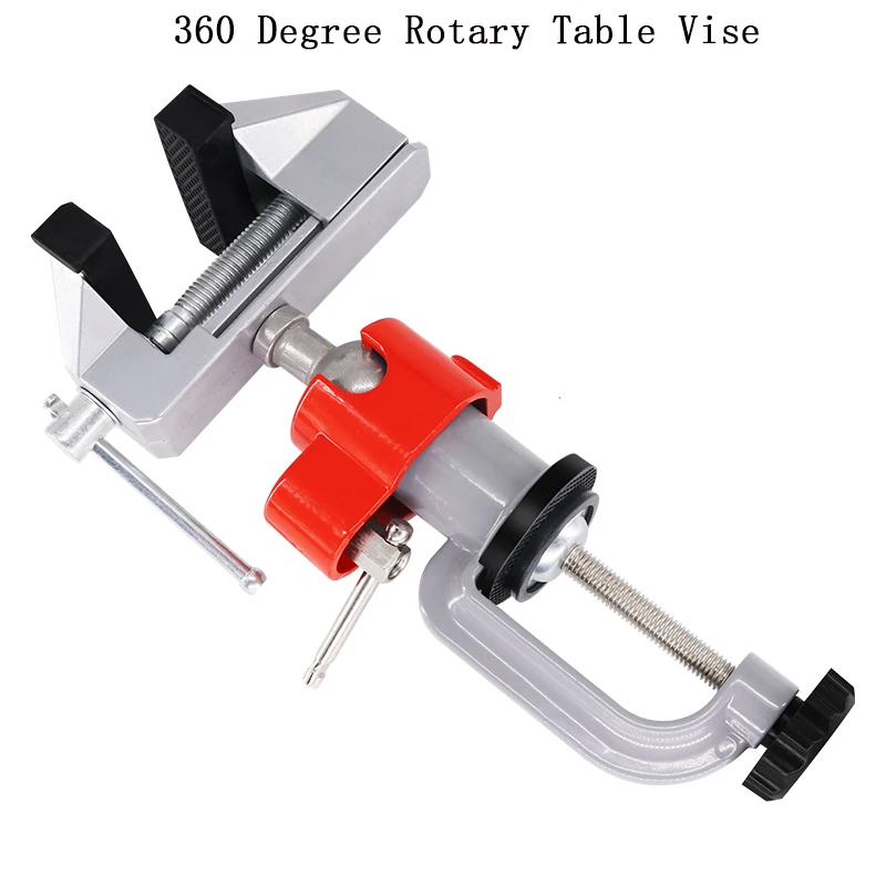 

Household Universal 360 Degree Rotating Table Vise Small Precision Pliers Multi-functional Flat Pliers Manual Bench Clamp