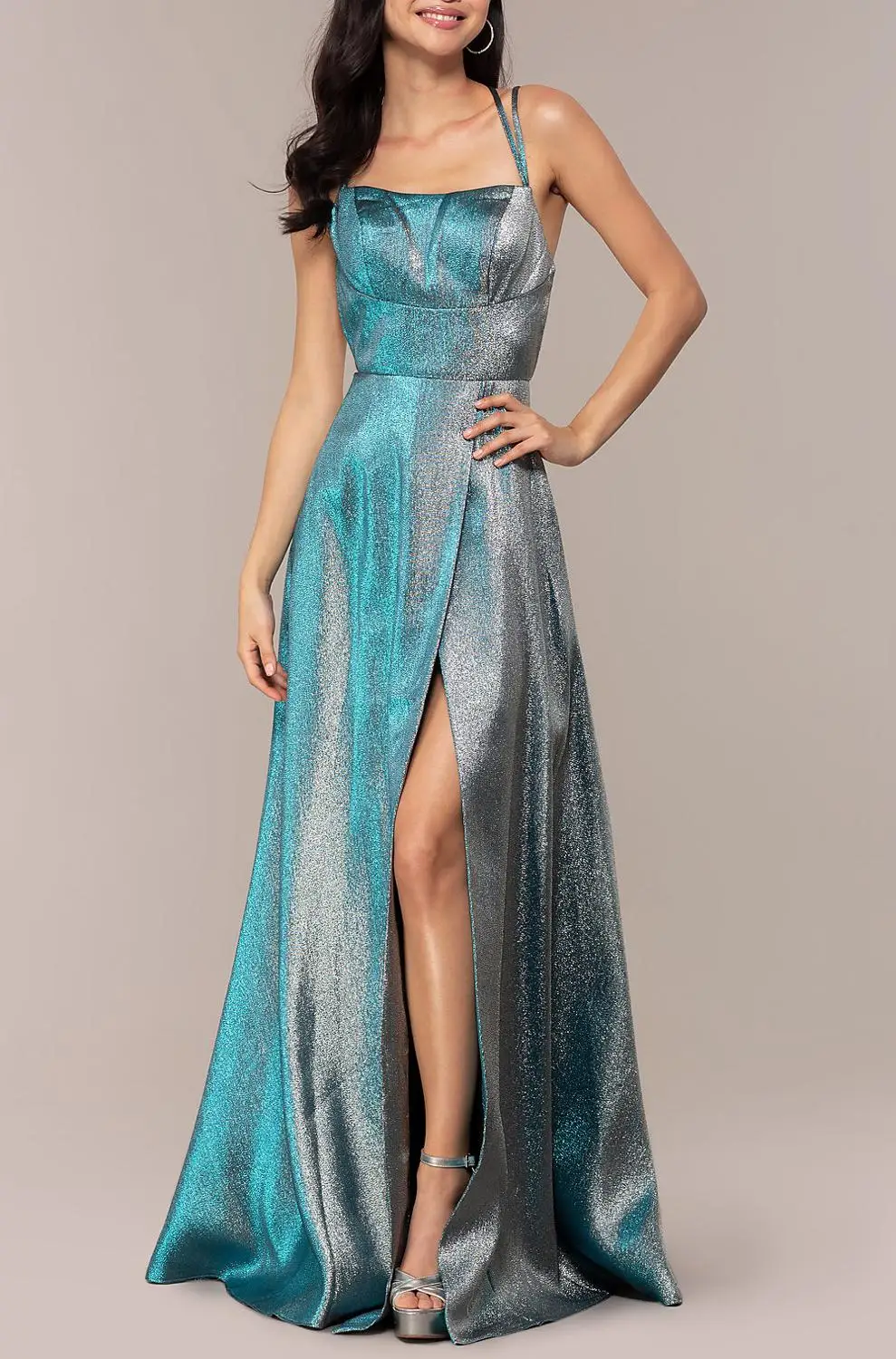 Vestidos De Gala Side Slit Prom Dresses 
