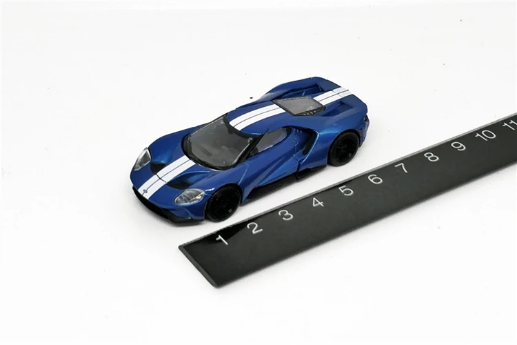 Greenlight 1: 64 Ford GT Синий литья под давлением модель автомобиля без коробки