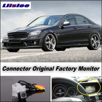 

LiisLee Car Reversing Camera Connect Original Factory Screen Monitor For Mercedes Benz C Class MB W204 Rear View back CAM