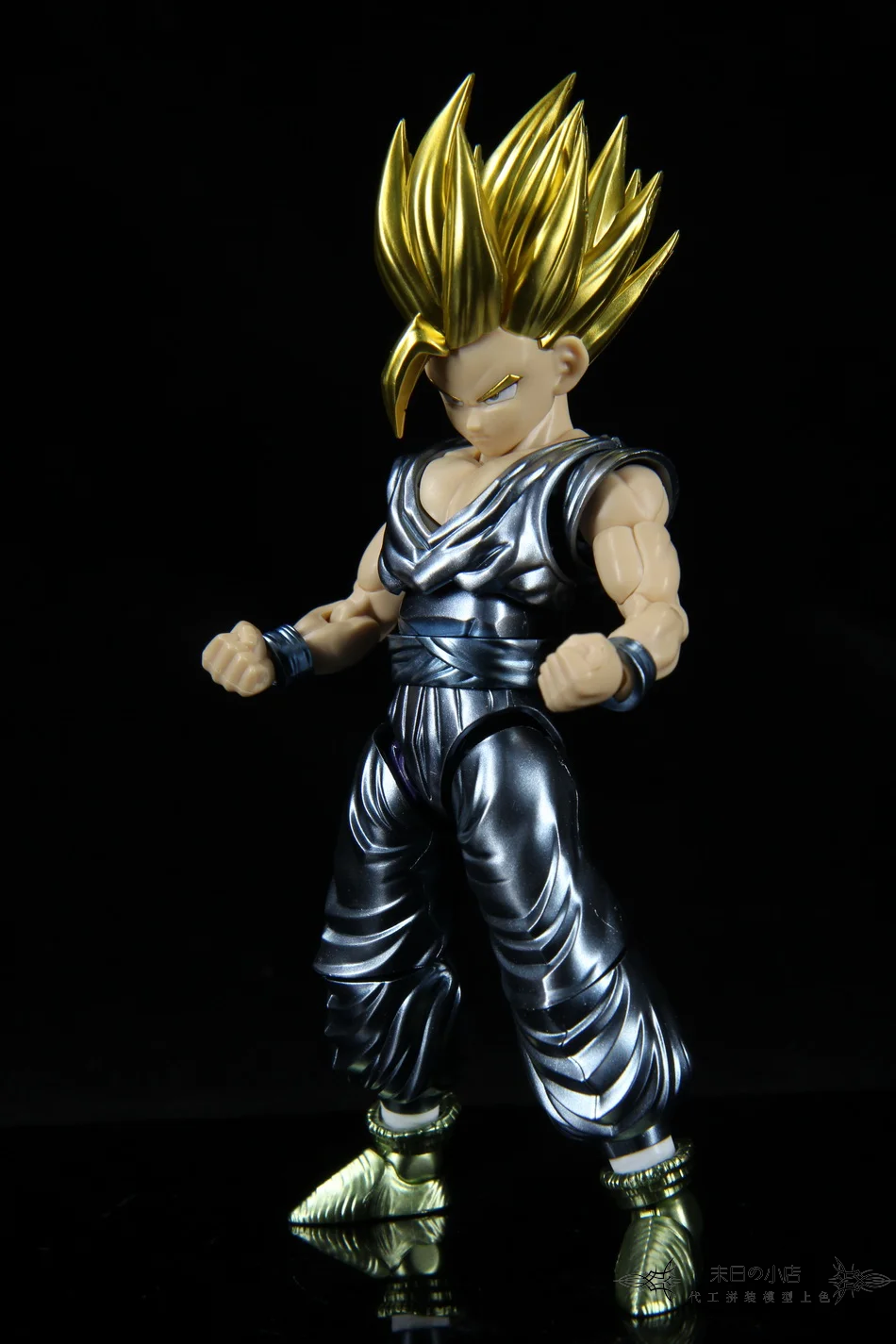 Bandai металлическая раскраска Сборная модель Sun Wufan Sun Wukong Super Saiyan DragonBall Super Hand