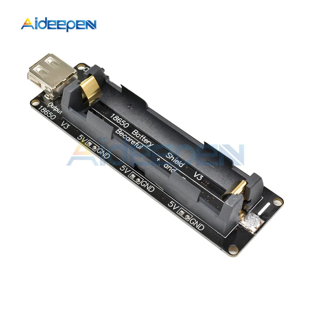 18650 Защита аккумулятора V3 для Raspberry Pi Wemos ESP32 ESP32S Micro USB порт Type A выход Arduino|Детали и