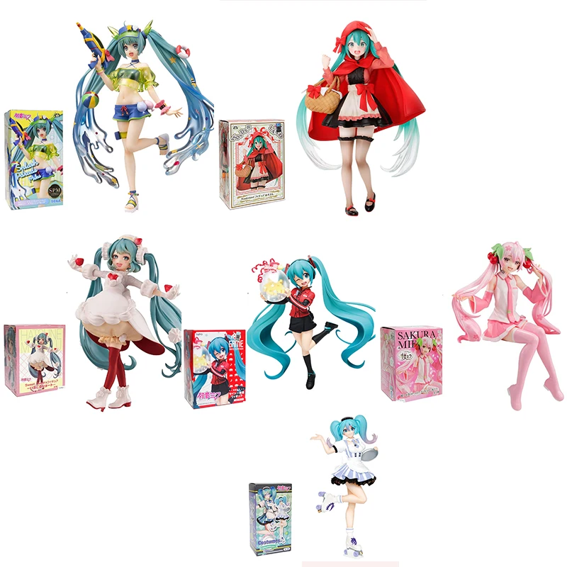 Новинка Hatsune Miku аниме получите водяной пистолет сидячий маленький красный капот