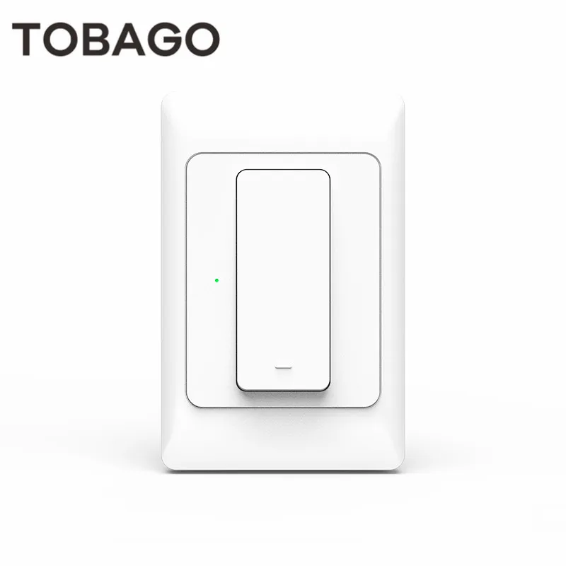 TOBAGO однопозиционный смарт-коммутатор AU US для Amazon Echo Google Home, 100 В до 220 В, 2,4 МГц, таймер