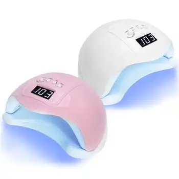 

Quick Dry 48W Nail Polish Dryer Holiday Gift LED UV Nail Curing Machine Nail Fan Gel for Safe Skin Girls Safe Hands
