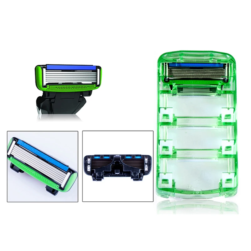 Kaufen Korea Ursprüngliche Echte Dorco Tempo 6 Männer Manuelle Sicherheit Rasiermesser 6 Schicht Klinge Bart rasieren Edelstahl Sicherheit Rasiermesser klingen