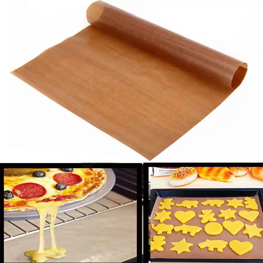 

2pcs Reusable Non Stick Baking Paper High Temperature Resistant Sheet Oven Microwave Grill Baking Mat 40 x 33 cm