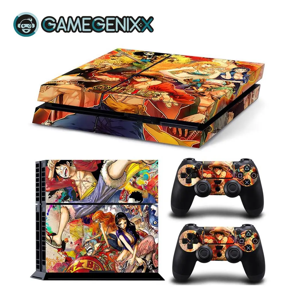GAMEGENIXX Кожа Наклейка Защитная Наклейка Обложка для PS4 консоли и 2 контроллеров-одна штука