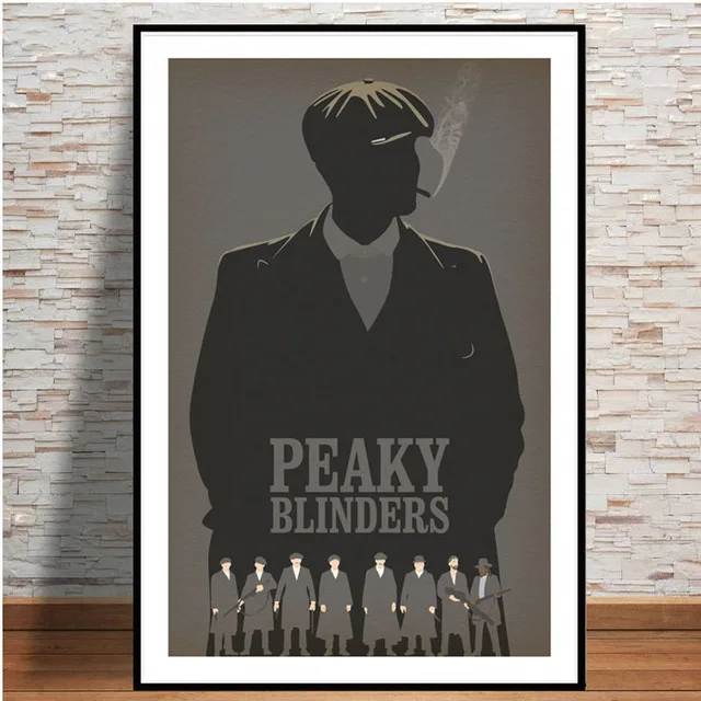 5 Peaky bliners Cillian Мерфи ТВ-шоу художественный постер Картина Настенная картина домашний декор, плакаты и принты - Цвет: 5
