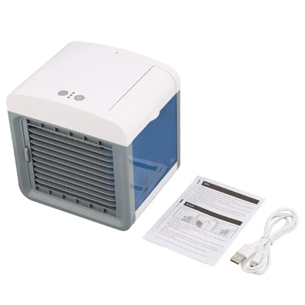 

Convenient Air Cooler Portable Fan Digital Air Conditioner Humidifier Space Easy Cool Purifies Cooler for Home Office