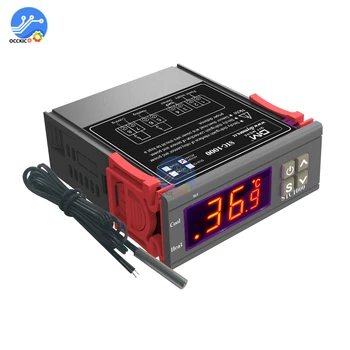 

STC-1000 AC 110-220V Temperature Controller Digital Thermostat Thermoregulator Incubator LED10A Heating Cooling