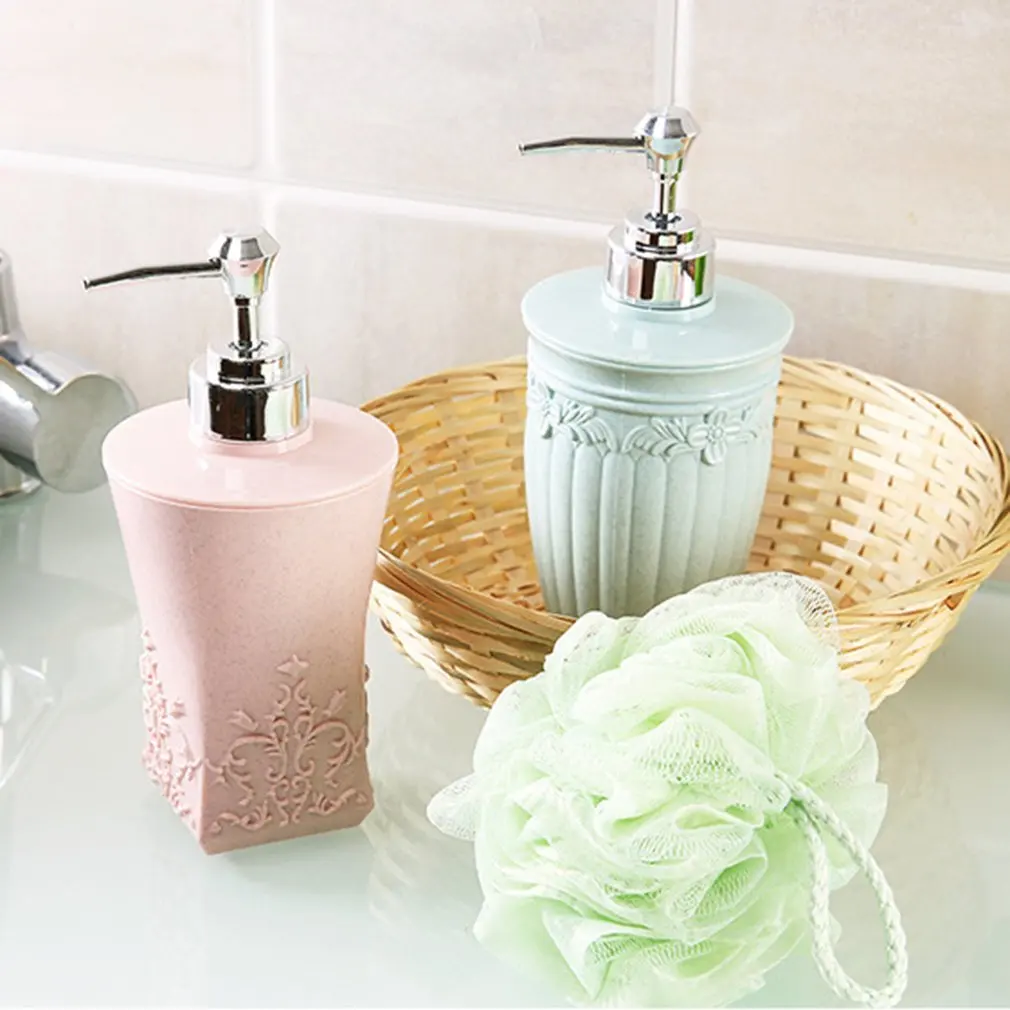 European Style Hand Sanitizer Bottles Float Carving Liquid Soap Dispenser Simple Shampoo Shower Gel Press Hand Bottle European Style Hand Sanitizer Bottles Float Carving Liquid Soap Dispenser Simple Shampoo Shower Gel Press Hand Bottle