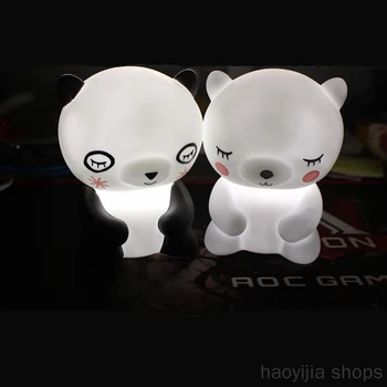 

New children's bedroom LED mini light home decoration kindergarten moon light animal night light cute bear panda baby fashion