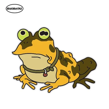 

HotMeiNi 13cm X 10cm Car Sticker Cartoon Toad Decal Funny Car Styling Animal Vinyl Decals Graphics Waterproof Car Accessories