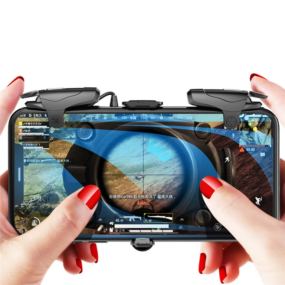  High Sensitive Gaming Trigger Ergonomic Mobile Game Shooter Mechanical Button for PUBG Mobile Phone