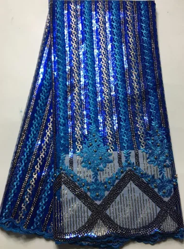 Африканская кружевная ткань 2020 высокое качество кружева пайетки французская