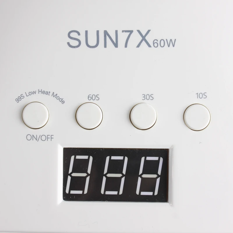 SUN-X7 60W 30 Led Nail Dryer New Style Portable UV Lamp For Drying Unique Low Heat Model Double Power Fast Manicure Colorful Lam