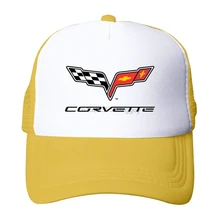 Унисекс автомобиль логотип кепки Corvette эмблема солнцезащитный козырек шляпа Открытый Дикая Кепка-бейсболка для досуга(1