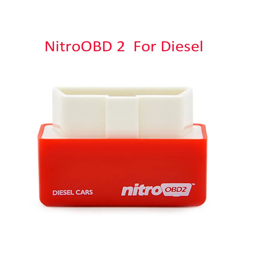 Nitro OBD2 бензина чип блок настройки Nitroobd2 ECO OBD2 бензиновый штекер Привод флэш ЭБУ больший крутящий момент экономия топлива - Цвет: Nitro Diesel