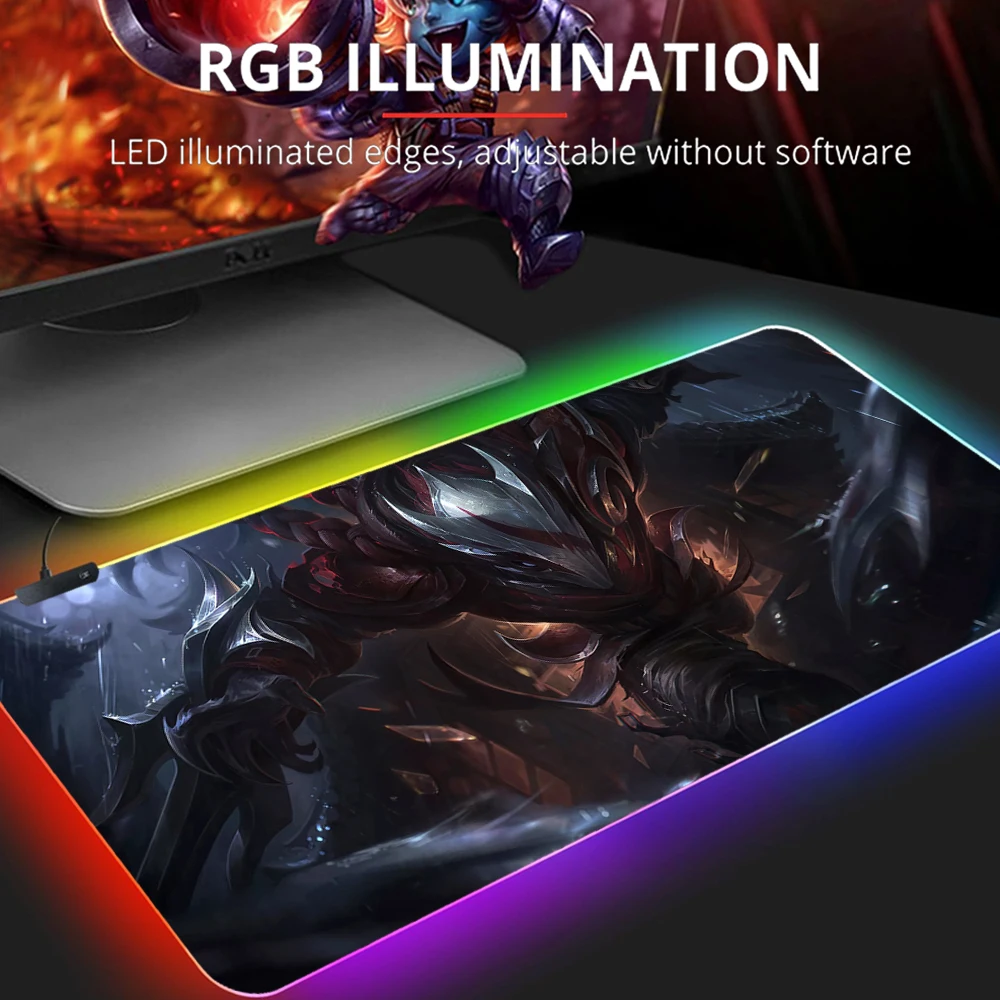 Коврик для мыши LOL Talon игровой коврик клавиатуры Настольный RGB игровые аксессуары