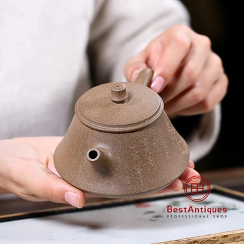 

Yixing Zisha Teapot Purple Clay Teapots Handmade Duanni Napiao 180cc