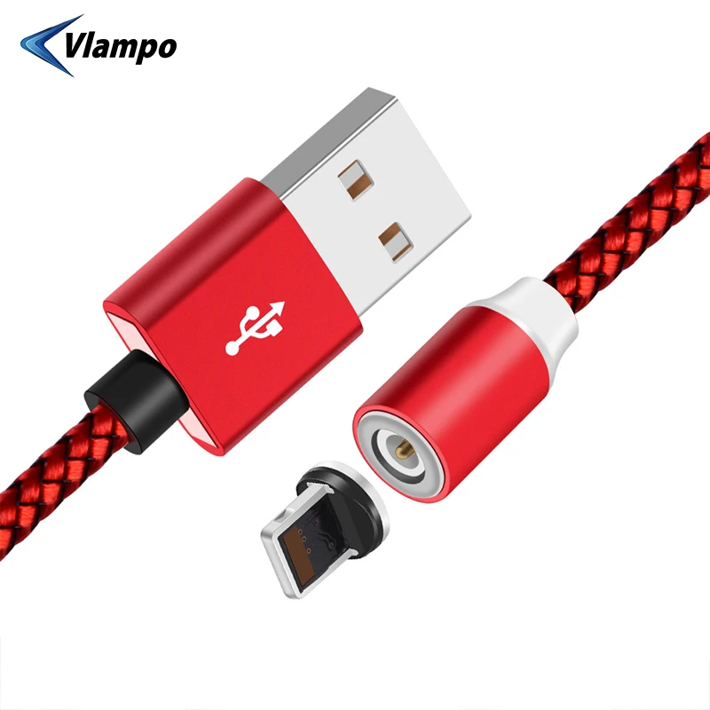 

VLAMPO Magnetic For Apple For iphone USB Cable For Charging Data Wire Fast Charging Mobile Phone Cable For iPhone X 7 6 8 6S