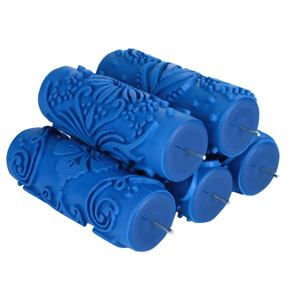 Rolling Appropriative Painting Tool Rubber Decoration Roller Brushes Paint Brush Wall Painting Tool Durable Cylindrical