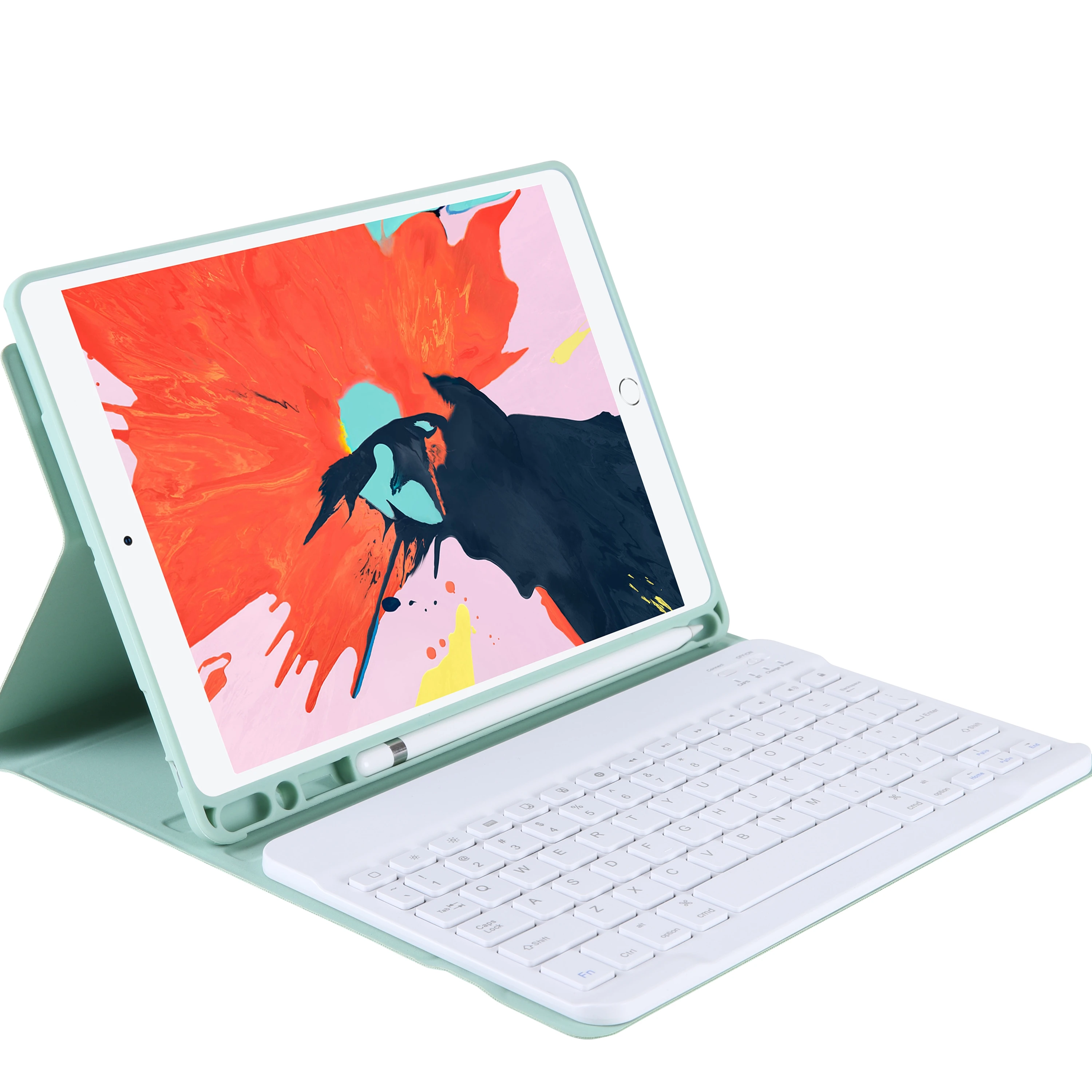 For New ipad air3 10.5 Ultra-Slim Bluetooth Keyboard Case for Apple ipad Pro 10.5 Wireless Keyboard Cover Funda Pencil Slot case