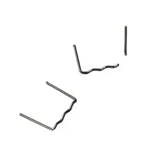 Grapas de soldadura de plástico, SEMI WAVE de acero inoxidable, 100 piezas, cierre a presión, 0,8mm