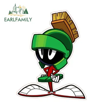 

EARLFAMILY 13cm x 10.2cm Marvin The Martian Decal Sticker JDM Car Styling Funny Car Stickers Vinyl Decals Waterproof Accessories