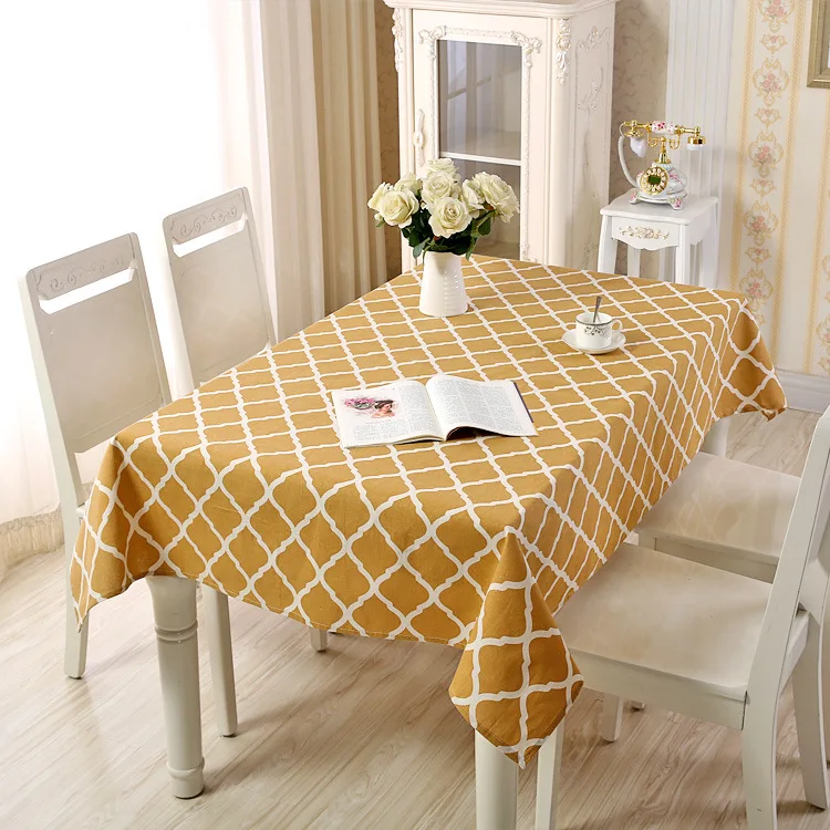 Lanke пасторальный стиль плед прямоугольная скатерть, украшения для дома кухни обеденный стол покрытие чайная скатерть