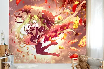 

[Self-Adhesive] 3D Hatsune Miku 140219 Japan Anime Wall Paper mural Wall Print Decal Wall Murals