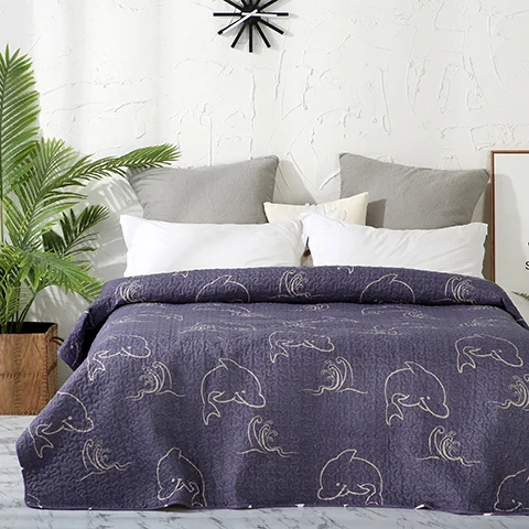 bedspread 3 Всесезонный Премиум покрывало для кровати простое и стилизованное шлифовальное покрывало 1 шт. набор стеганый узор Улучшенная полиэфирная ткань - Цвет: bedspread 3