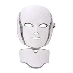 Электрический светодиодный маска для лица с шеи омоложения кожи против акне, морщины Красота обработки для использования дома и в салоне