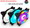 120mm Case fan Computer Cooling Cooler fans 3pin Colorful RGB LED Fan Radiator Heatsink for Computer Diy Fluid Bearing Rgb Fan ► Photo 1/6