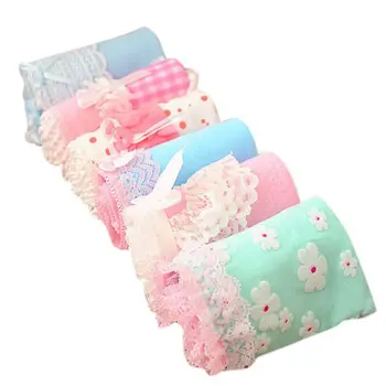 

6/Lot Cute Women Lace Bowknot Briefs Gift Box Cotton Panty Knickers Underwear Hot