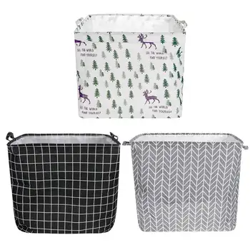 

50CM Foldable Laundry Basket Large Capacity Laundry Hamper Dirty Clothes Storage Organizer Bucket Homehold Storage Bag 100L
