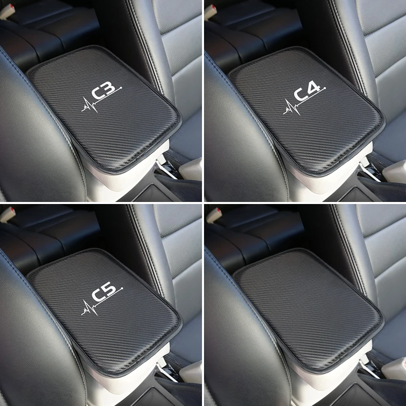 

Interior Universal Size Car Armrest Pad Covers for Citroen C3 C3-XR C4 C5 Accessories Car Styling
