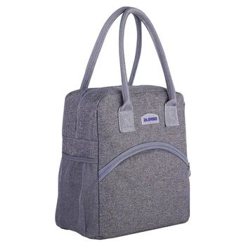 

Men Women Kids Thermal Insulated Travel Tote Portable Office Lunch Bag Aluminum Foil Large Capacity Food Storage Picnic School