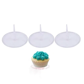 

100 Pcs / Set New Style Cream Isolation Nail Baking Decorative Cake Base Bottom Food Grade Decoration Kitchen Tool Accessories