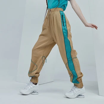 

Spring New Comfortable Tendon Rope Khaki Casual Style Beam Feet Motion Trousers S-L