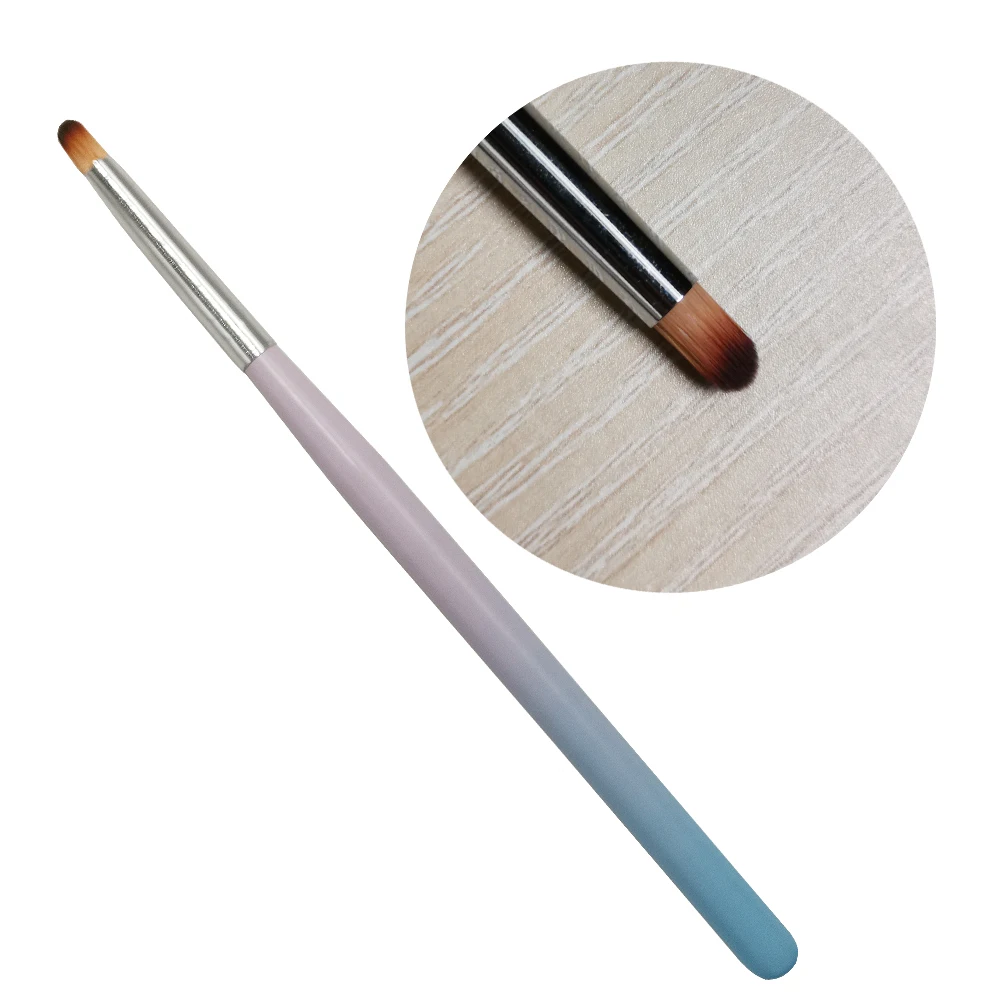 New 10Pcs/set The Color Bar Acrylic Cosmetic Pen Nail Art Brush UV Gel Carving Pen Brush Liquid Powder DIY Nail Drawing