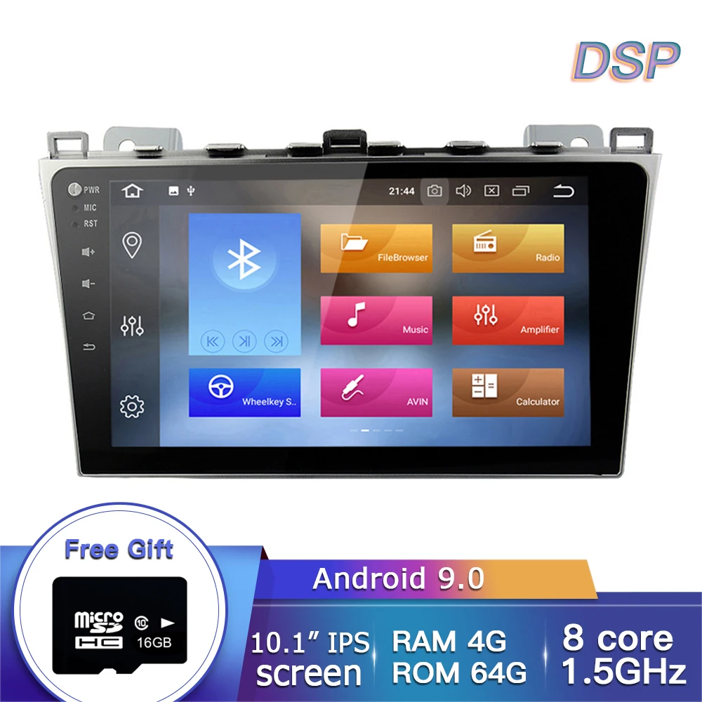4G 32G IPS DSP EKIY ips Android 9,0 4G+ 32G Восьмиядерный 2din автомобильный Авторадио для Mazda 6 Ruiyi 2008-2012 Стерео gps навигация автомобильный мультимедийный плеер - Цвет: 4G 32G IPS DSP