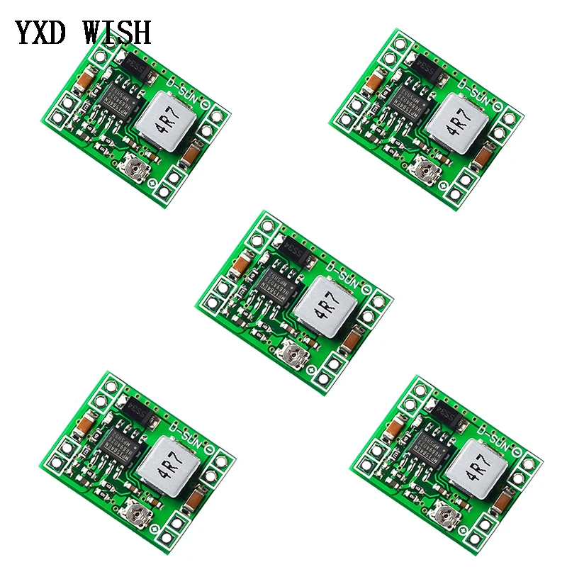 5pcs MP1584 EN DC Step down Модуль питания Buck 3A Регулируемый понижающий выходной модуль 12 v9v5v3 LM2596 24V|Инверторы и