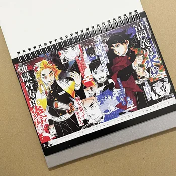 

2021 Anime Demon Slayer Desk Calendar Figure Desk Calendar Daily Schedule Planner